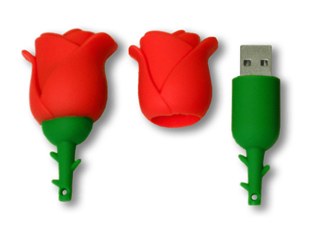 Rózsa alakú usb pendrive